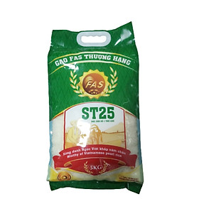 Hình ảnh GẠO ST25 NHÃN FAS LOẠI 5KG