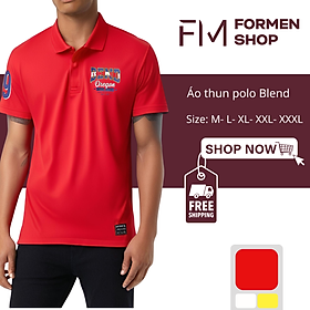 Áo thun nam Polo Blend cao cấp, chất thun cá sấu lạnh, phong cách trẻ trung- FORMEN SHOP- FMPS244