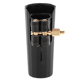 Soprano Saxophone Sax Mouthpiece Cap And Gold-plated Ligature