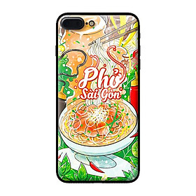 Ốp kính cho Iphone 8 Plus mẫu NỀN SG3 - Hàng chính hãng