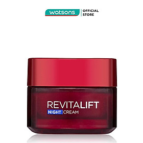 Kem Dưỡng Đêm L'Oreal Paris Skincare Revitalift Chống Nhăn Săn Chắc 50ml