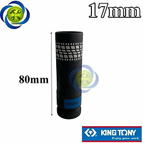 Mua Tuýp 17mm đen dài mỏng Kingtony 441517M loại 1/2 có 6 cạnh