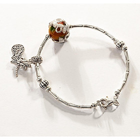 Vòng tay phong thủy Đá Mã não mix bạc 925 VK003