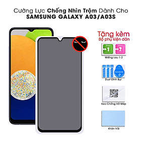 Mua Kính cường lực Chống Nhìn Trộm 9H Dành Cho Samsung Galaxy A03/A03s Full Keo- Handtown- Hàng Chính Hãng