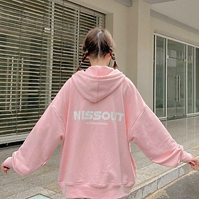 Áo hoodie có dây kéo in chữ missout thời trang, Áo Khoác Nỉ Bông Loại 1 Missout, Áo Khoác Nỉ Bông Loại 1 Missout, Áo khoác Hoodie dây kéo chất nỉ ngoại form rộng có mũ