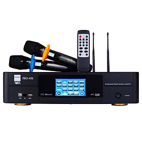 BỘ AMPLY KARAOKE 3IN1 MAXO PRO-450 - TÍCH HỢP MAIN, VANG SỐ, MICRO 3IN1