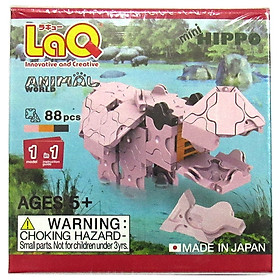 Đồ Chơi Đố Trí LaQ Animal World Mini Hippo