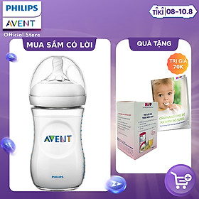 Bình sữa tế bào phỏng ngẫu nhiên hiệu Philips Avent (260 ml - đơn) cho tới trẻ con từ là một mon tuổi hạc 693.13