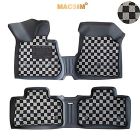 Thảm lót sàn ô tô VF6 (2022-2026) Macsim – 2 Lớp Ca rô, chuẩn phom, dễ vệ sinh (Mã 03)