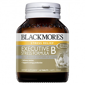 Viên Uống Giảm Stress Blackmores Executive B Stress Formula - 62 viên (Hàng Nhập Khẩu Từ Úc)(Random new and old versions)