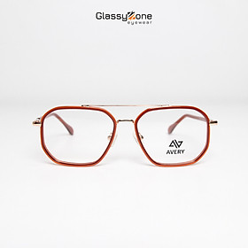 Gọng kính cận, Mắt kính giả cận Acetate Form Phi Công Nam Nữ Avery 14037 - GlassyZone