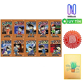 Combo Manga - Truyện Conan Thám Tử Lừng Danh tập 1 - 10 ( 10 Cuốn ) - NXB Kim Đồng ( Tặng kèm sổ tay xương rồng )