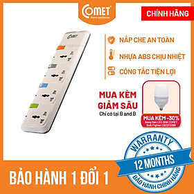 Ổ Cắm Nối Dài Comet CESG2403 - Hàng Chính Hãng