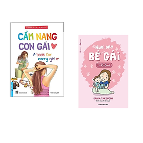 Hình ảnh Combo sách dành cho Cha Mẹ: Cẩm Nang Con Gái +Nuôi Dạy Bé Gái Từ 0 - 6 Tuổi /Tặng Bookmark Happy Life 