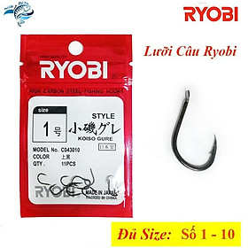 Lưỡi Câu Cá Ryobi, Lưỡi Câu Nhật Bản, Lưỡi Câu Đơn Chất Lượng