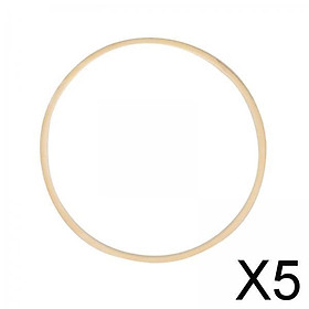 5xEmbroidery Hoop Wooden Round Bamboo Cross Stitch for Art Craft 30cm