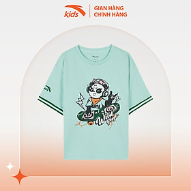 Áo phông thể thao bé trai Anta Kids vải cotton, thoáng khí W352329137