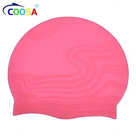 Mũ bơi người lớn COOSA - SC4606 chất liệu Silicone cao cấp ngăn ướt tóc