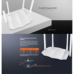 Mua Router Wifi Chuẩn AC1200 Tenda AC5 V3 Trắng - HÀNG CHÍNH HÃNG