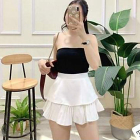 Chân váy xếp ly 2 tầng có quần trong