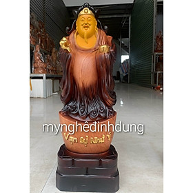 Mua Tượng thần tài bằng gỗ hương đá kt cao 60×20×15cm