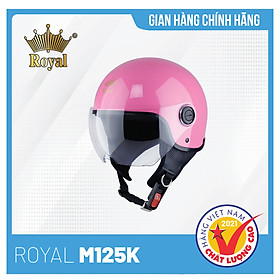 Nón bảo hiểm 3/4 Royal M125K thiết kế nhỏ gọn, nhiều màu sắc, phù hợp mọi độ tuổi, hàng chính hãng