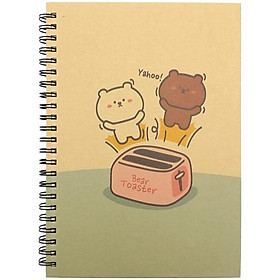 Sổ teen lò xo funny bear - the sun
