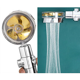 Mua Vòi sen tắm tăng áp cánh quạt CÓ DÂY DÀI 1.4 MÉT đầu vòi sen tắm đứng tiết kiệm nước cổ xoay linh hoạt thông minh