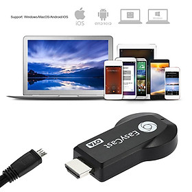 Bộ thu wifi AnyCast EasyCast TV Stick không dây Wi-Fi Full HD 1080P Dongle HD TV Mini PCOTA Miracast DLNA Airplay