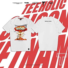 Áo Thun Unisex TeeHolic In Hình Vụ Nổ Màu Trắng THS