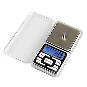 Mua Cân tiểu ly điện tử mini (0 01g-200g) chính xác Màu Bạc cân điện tử + tặng kèm 2 Pin