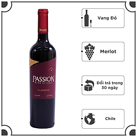 Rượu vang Passion Classic 750ml 13%