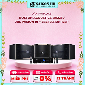Mua Dàn karaoke gia đình BOSTON BA2250 - JBL PASION 10 - JBL PASION 12SP - Hàng chính hãng  giá tốt