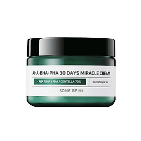Combo 2 sản phẩm Tinh chất ngăn ngừa Some By Mi AHA-BHA-PHA 30 Days Miracle Serum 50ml và Kem Dưỡng ngăn ngừa Some By Mi AHA-BHA-PHA 30 Days Miracle Cream 50ml