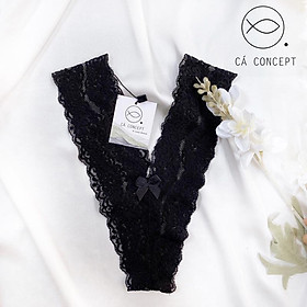Set bra ren đen có mút có gọng CÁ CONCEPT đồ lót thiết kế áo bra sexy
