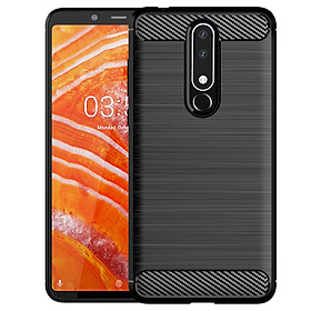 Ốp Lưng Chống Sốc Vân Cabon Cho Điện Thoại Nokia 3.1 Plus
