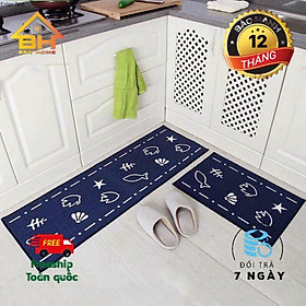 Mua Bộ thảm nhà bếp cao cấp (40 x 60 và 40 x 120 cm) (Bốc màu ngẫu nhiên)