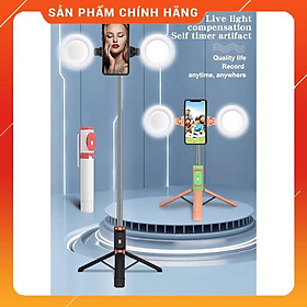 Mua Gậy chụp ảnh JC-16H selfie dài 1.1m có 2 đèn gương led kèm giá đỡ 3 chân đa năng điều khiển bluetooth từ xa