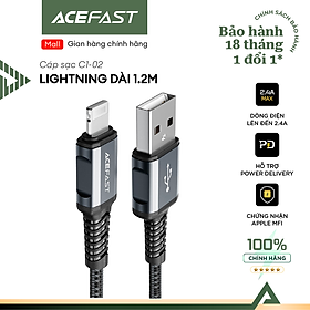 Cáp Acefast Light.ning (1.2m) - C1-02 Hàng chính hãng Acefast