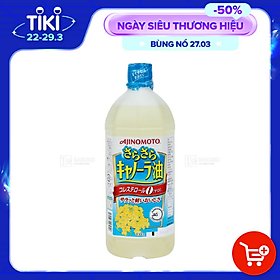 Dầu Ăn Hoa Cải Ajinomoto Bổ Sung Omega 3 & 6 (1000G)