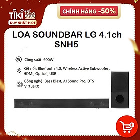 Loa Thanh Soundbar LG SNH5 - Hàng Chính Hãng