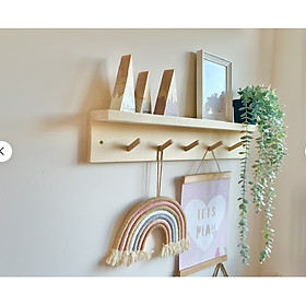 Mua Kệ Treo quần áo đồ dùng trong nhà Đồ lưu niệm cây cảnh Bằng Gỗ Thông tự nhiên nhiều kích thước