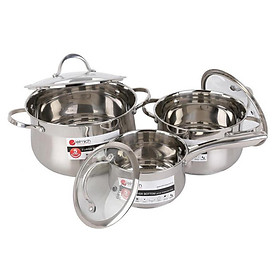 Mua  Elmich EL-0124  BỘ NỒI & QUÁNH 5 ĐÁY INOX 304 - ELMICH IBIZA 2350124 - HÀNG NHẬP KHẨU CHÍNH HÃNG