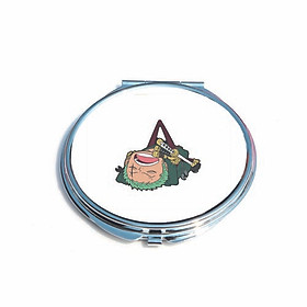 Gương mini cầm tay bỏ túi IN HÌNH Zoro One Piece - Đảo Hải Tặc anime chibi