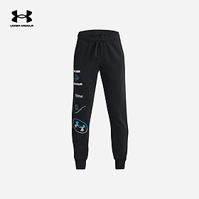 Quần dài thể thao bé trai Under Armour Rival Flc Wordmark Jgrs - 1373556-001
