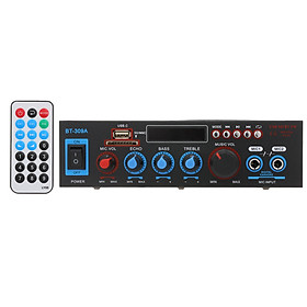 Bộ khuếch đại âm thanh kĩ thuật số nhỏ 12V / 220V có khe cắm SD,máy nghe nhạc MP3 FM Radio