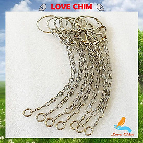 Xích chân vẹt Inox, Xích chân chim LOVECHIM , Phụ kiện lồng chim giá rẻ