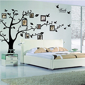 Decal dán tường Cây treo ảnh 4 size lớn