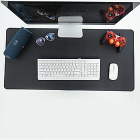 Thảm Da PU Trải Bàn Làm Việc DeskPad Size Lớn Kiêm Bàn Di Chuột Máy Tính Mouse Pad Cỡ Lớn Chống Nước