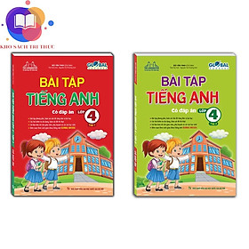 Sách - Combo 2c - GLOBAL SUCCESS - Bài tập tiếng anh lớp 4 (có đáp án)